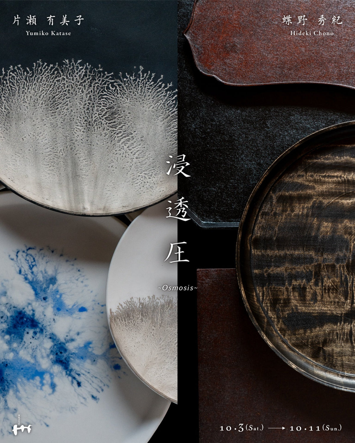片瀬有美子・蝶野秀紀 2人展 “浸透圧 ~Osmosis~”