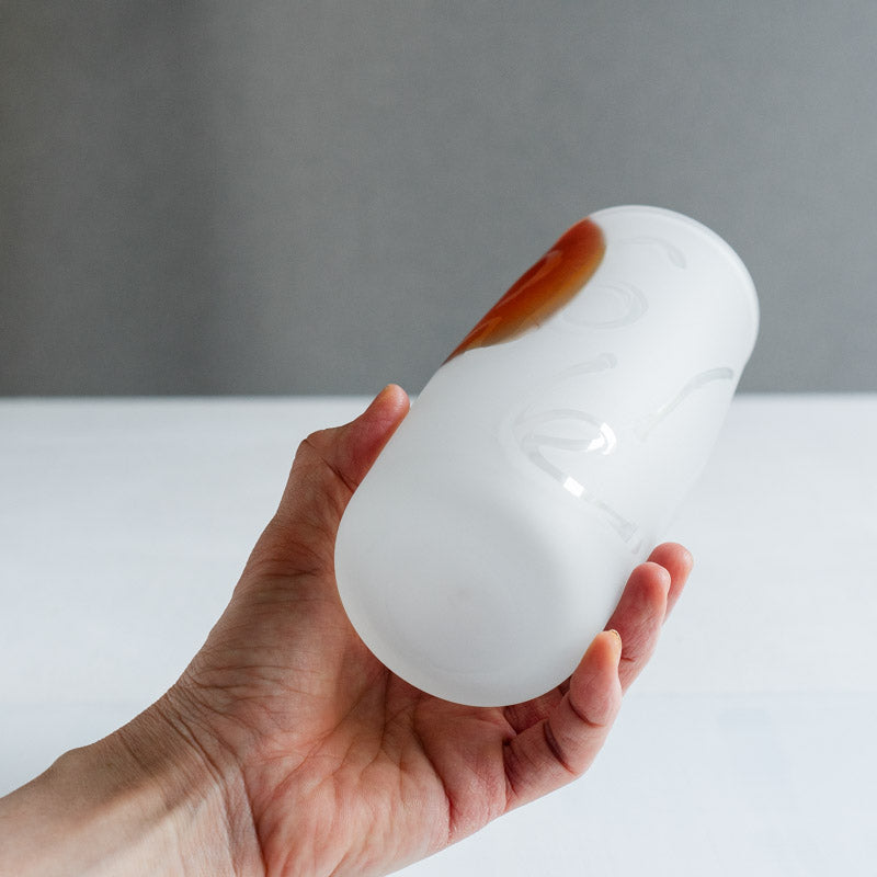 饗庭三七子 flower vase Orange No.1 (返却)
