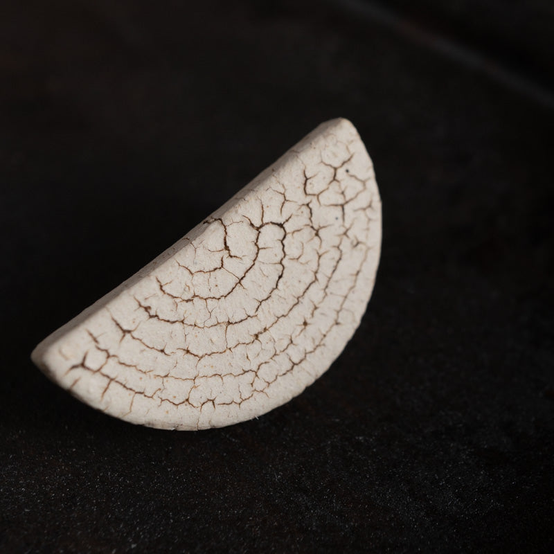 Yuki Abe Hibi-e Earrings (Half-Circle)