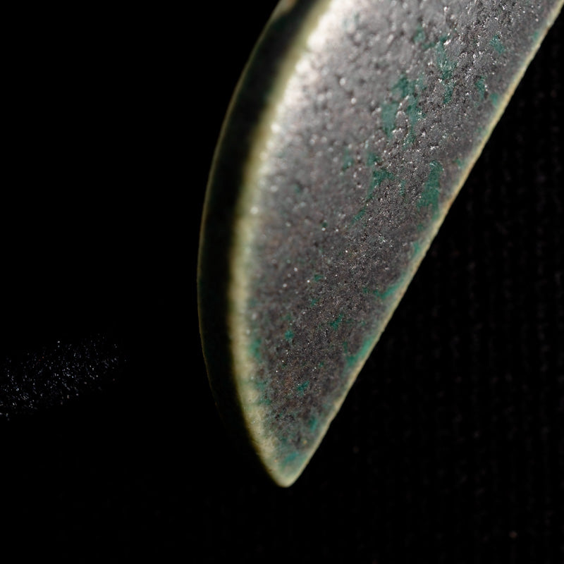 阿部有希 緑釉 ヘアゴム 弓形