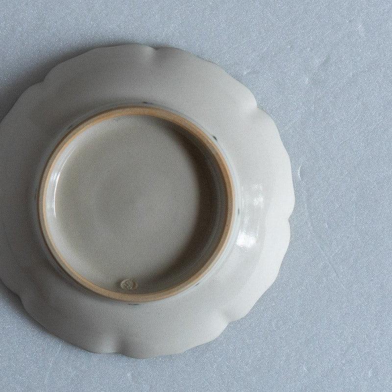 Eichi Fukuda Annan-de Ryo-ka Plate Small, Two Boats