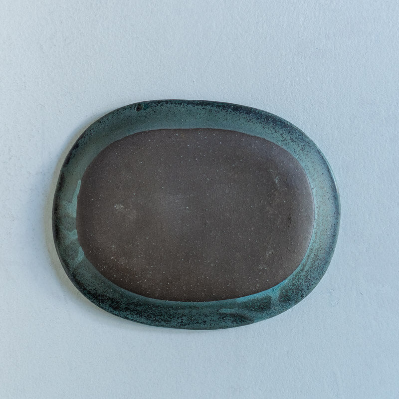 FURIHATA MIKU stone oval green