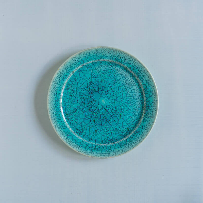 藤内紗恵子 リム皿 15cm 緑 – うつわ屋まほろ