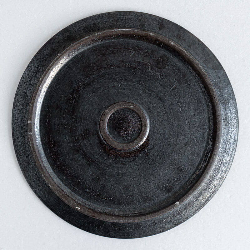 Haga Minoru Black and Silver Crustal Plates 25cm C