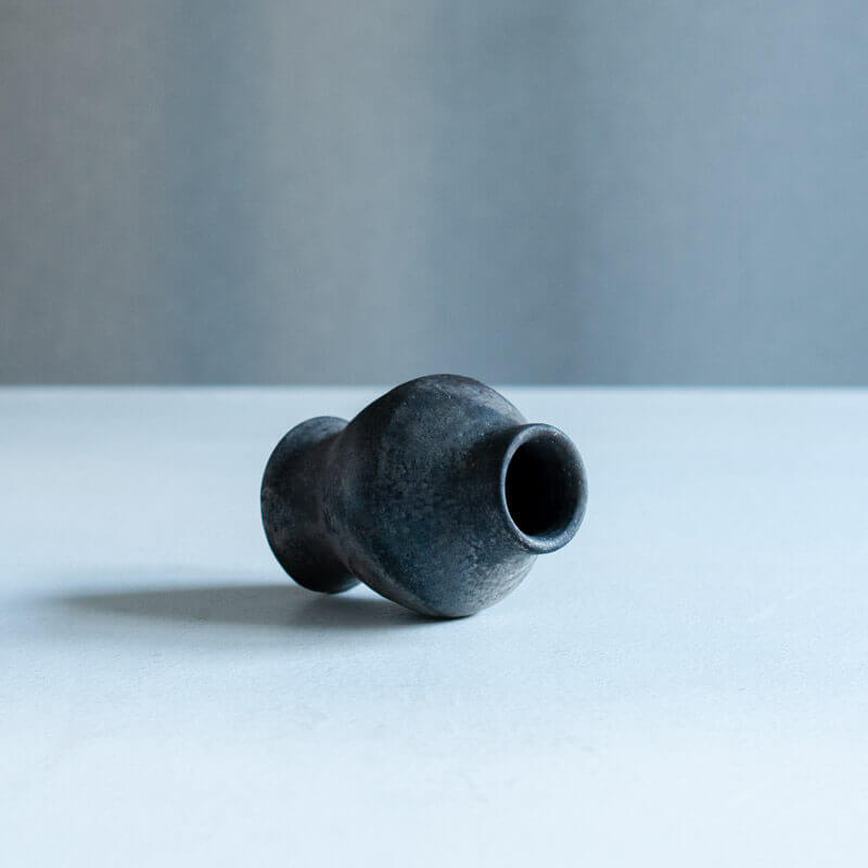 Haga Minoru: Buried Firing, Silver, Small Jar C