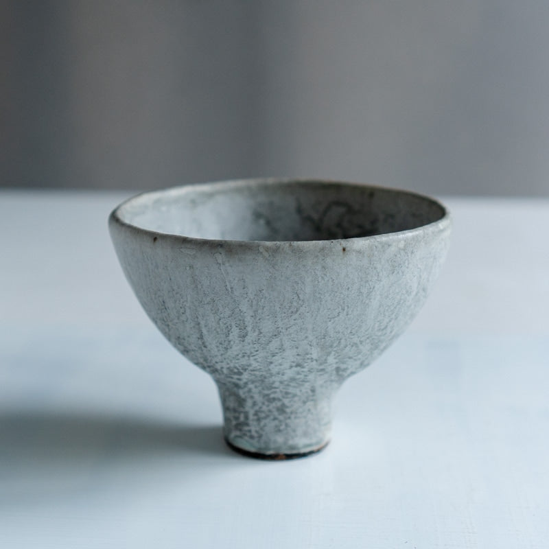 菊地亨 碗 白墨 A – うつわ屋まほろ