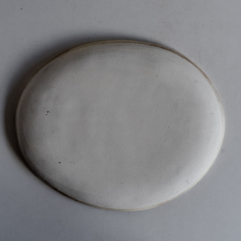 Ohashi Mutsumi Ash Glaze Oval Plate