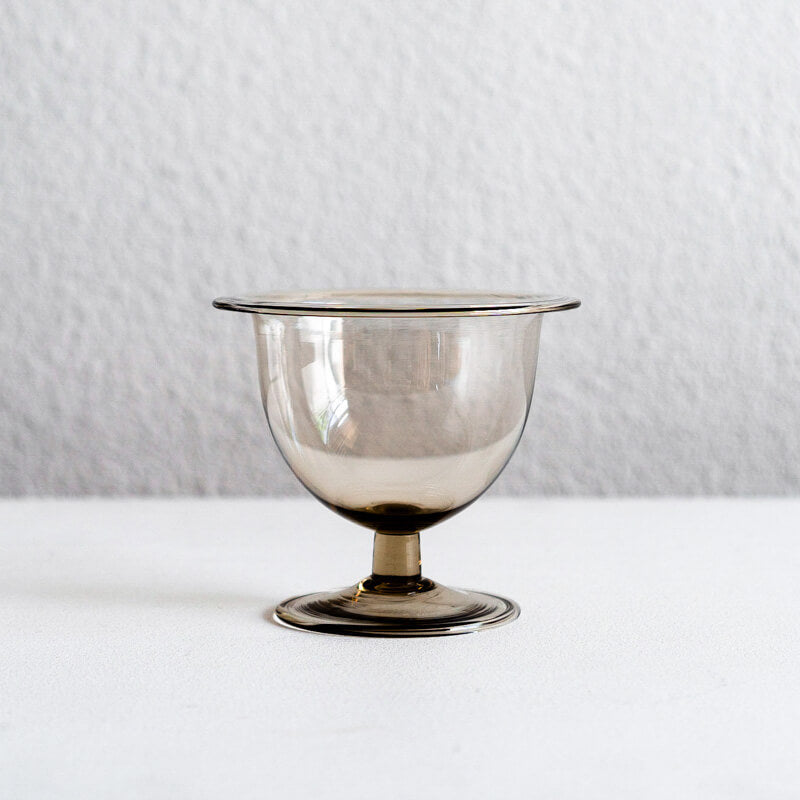 永木卓（RITOGLASS）アイスクリームカップ アンバー – うつわ屋まほろ