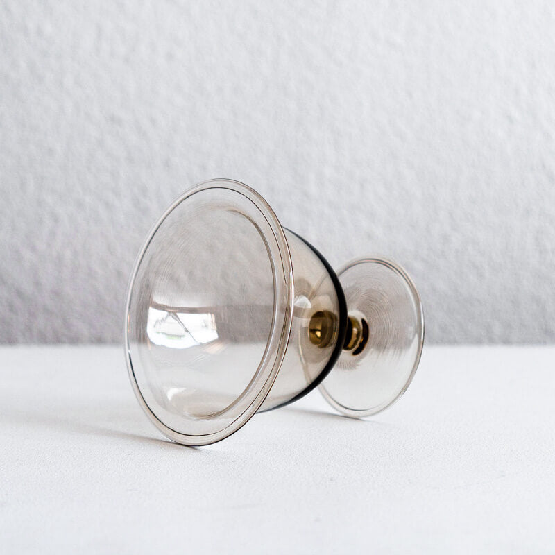 永木卓(RITOGLASS)アイスクリームカップ アンバー