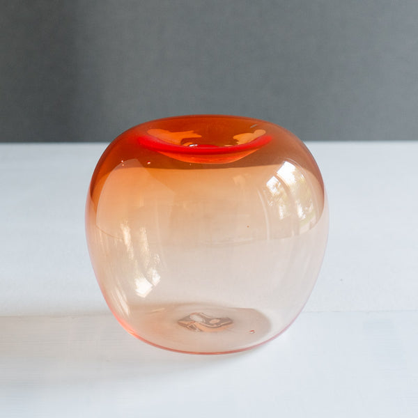 饗庭三七子 flower vase Orange No.2