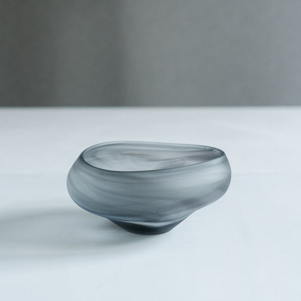 饗庭三七子 matte bowl M Gray No.1