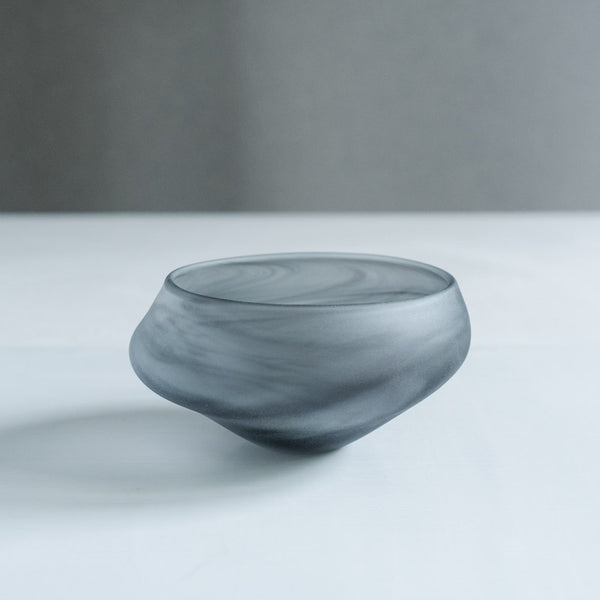 饗庭三七子 matte bowl M Gray No.3