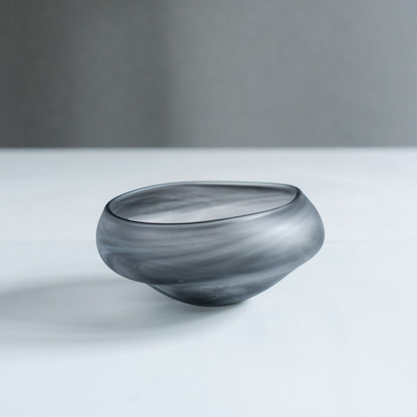 饗庭三七子 matte bowl M Gray No.4