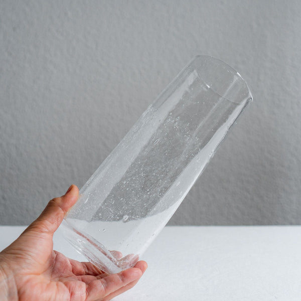 饗庭三七子 flower vase Clear