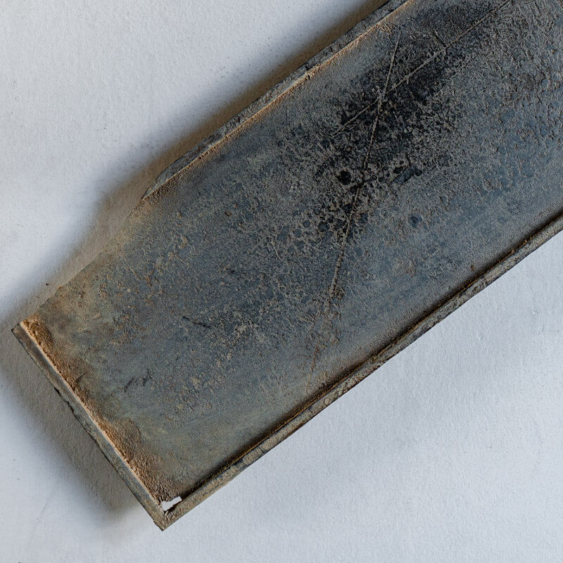 Rentarō Arakawa Rectangular Plate, 40cm x 15cm, Gesshoku (Moonlight White)
