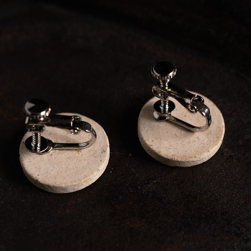 阿部有希 罅絵 イヤリング 丸 円