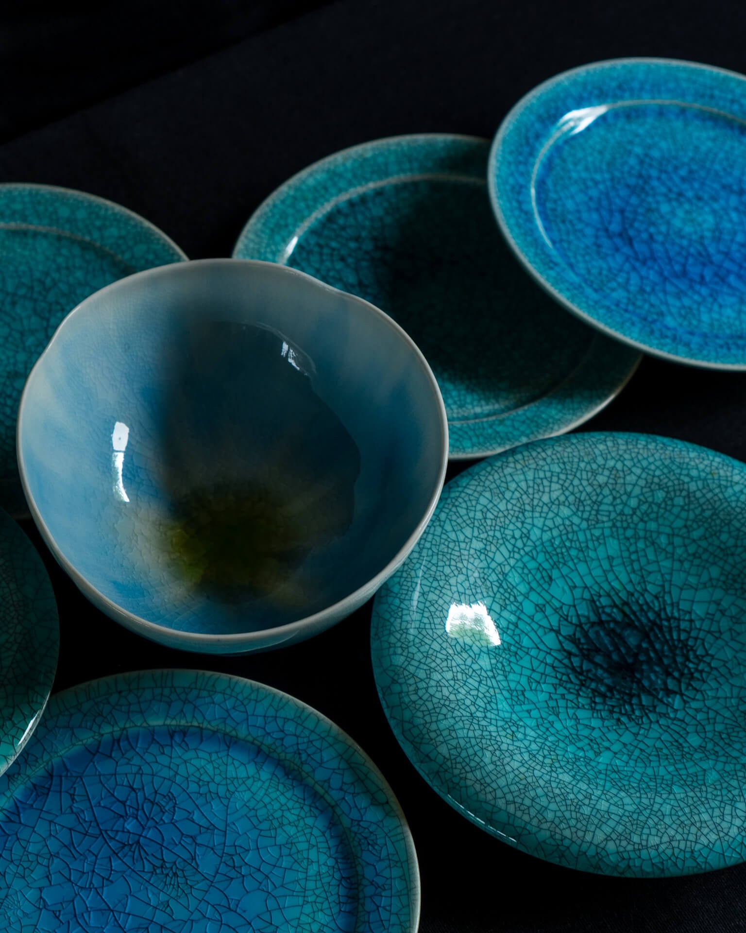 藤内紗恵子 個展 “Dive to Blue” – うつわ屋まほろ