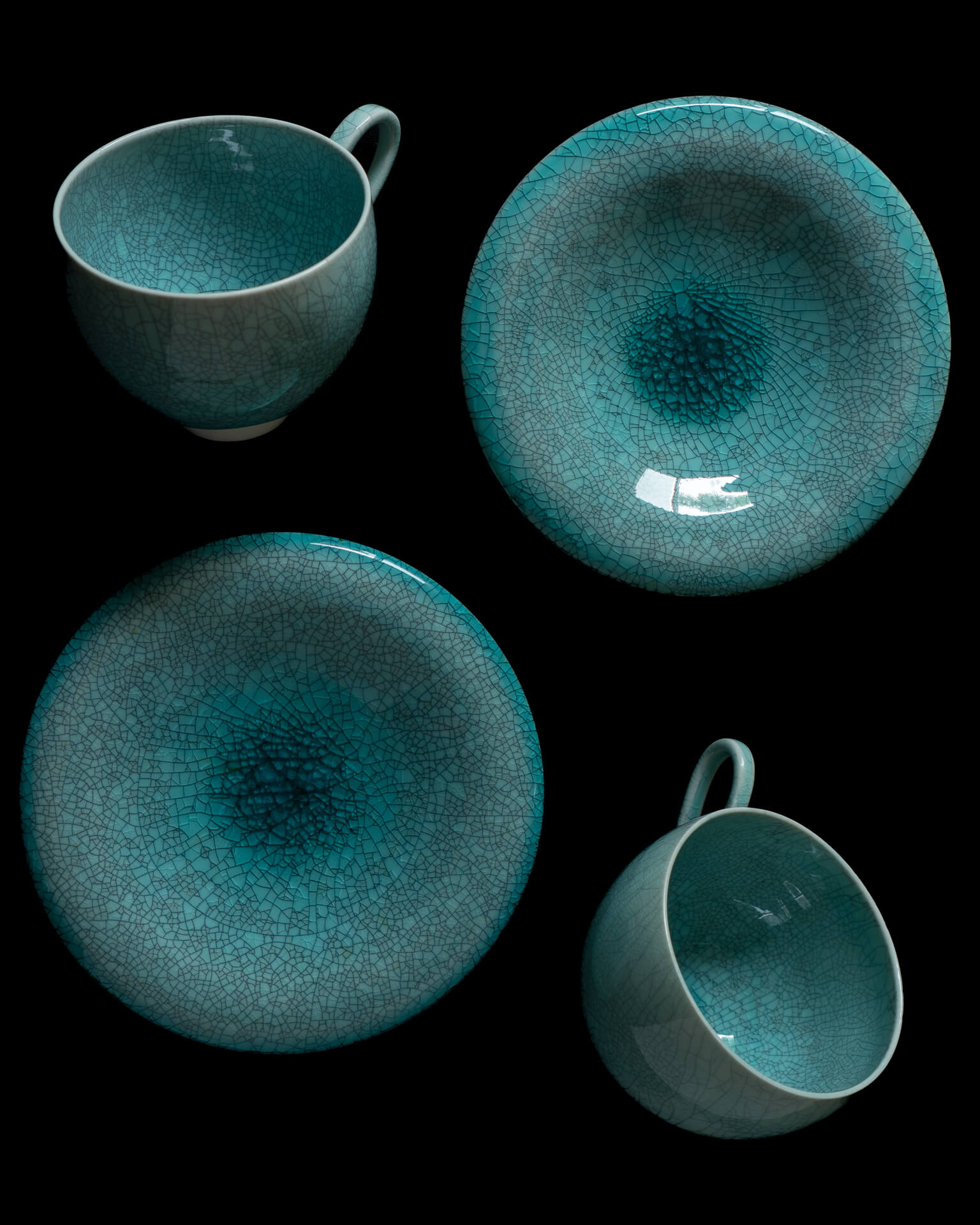 藤内紗恵子 個展 “Dive to Blue” – うつわ屋まほろ