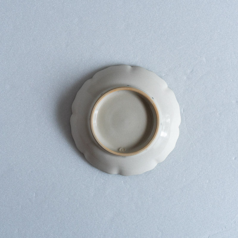 Eichi Fukuda Annan-de Ryo-ka Plate Small, Two Boats