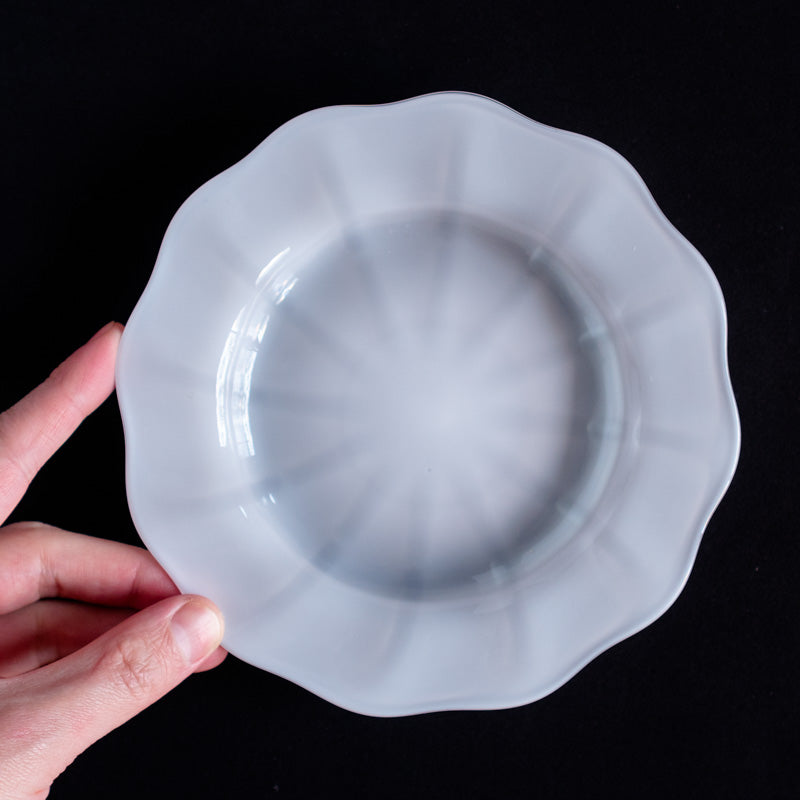 Tsutomu Suzuki (floresta fabrica) Rimmed Plate White M