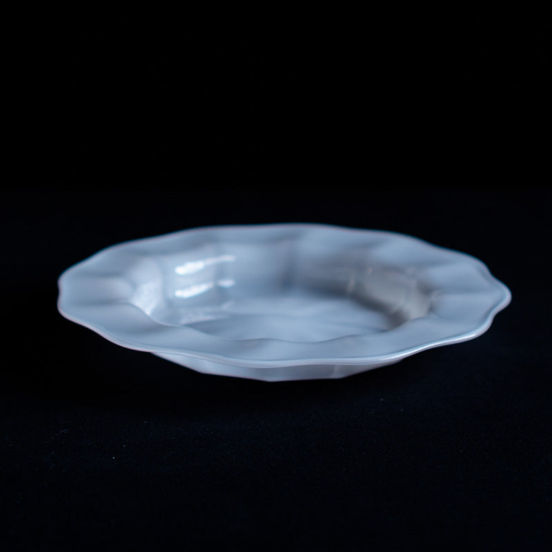 Tsutomu Suzuki (floresta fabrica) Rimmed Plate White M
