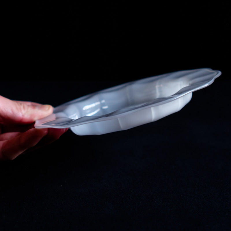 Tsutomu Suzuki (floresta fabrica) Rimmed Plate White M