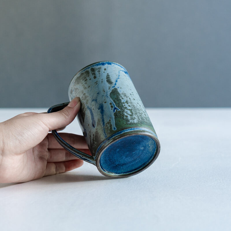 降幡未来 iro tall mug  青 B
