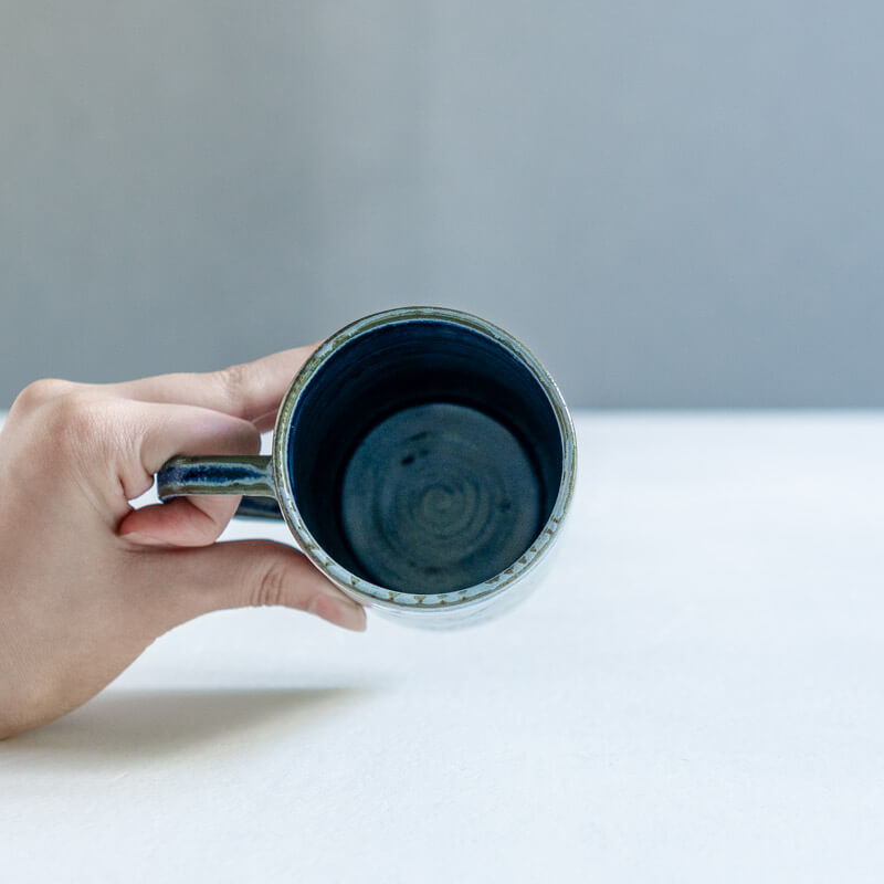 降幡未来 iro tall mug  青 B