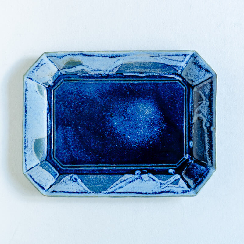 降幡未来 八角 oval L 青