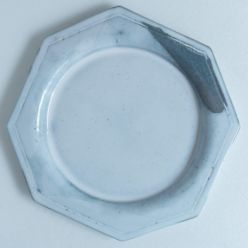 Furuhata Miki Octagonal Plate Gray B
