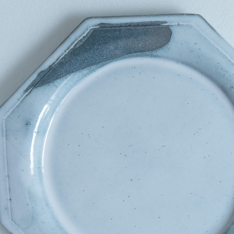 Furuhata Miki Octagonal Plate Gray B