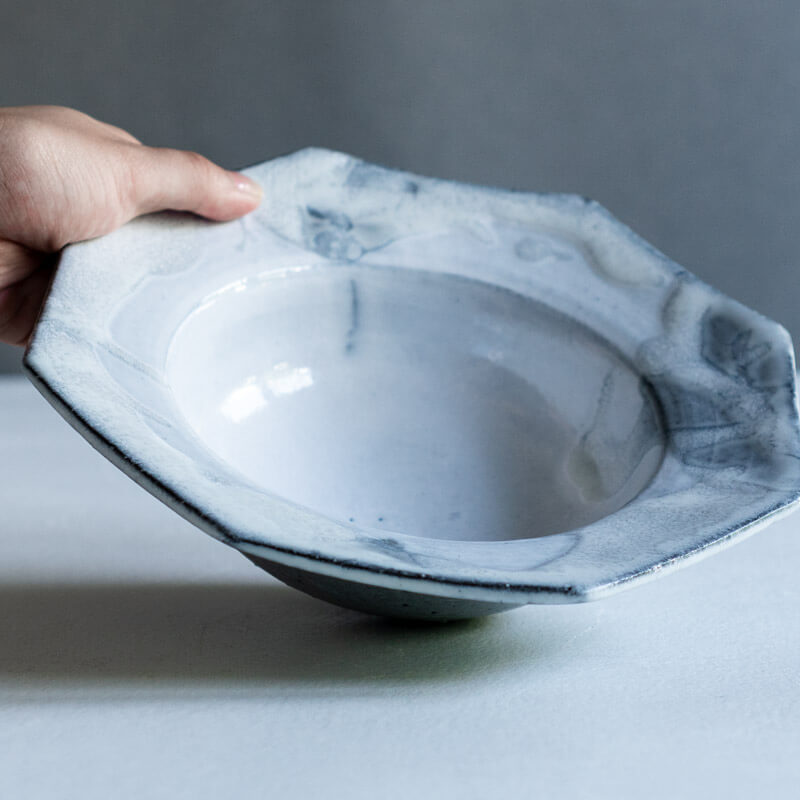 降幡未来 八角 bowl M 白 A
