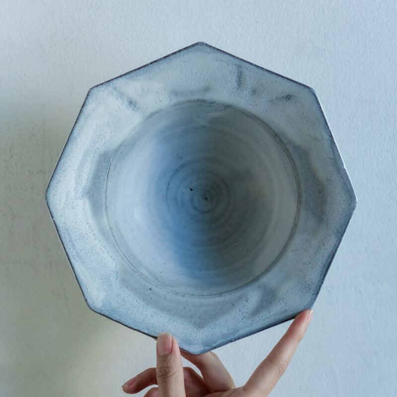 降幡未来 八角 bowl M 白 B