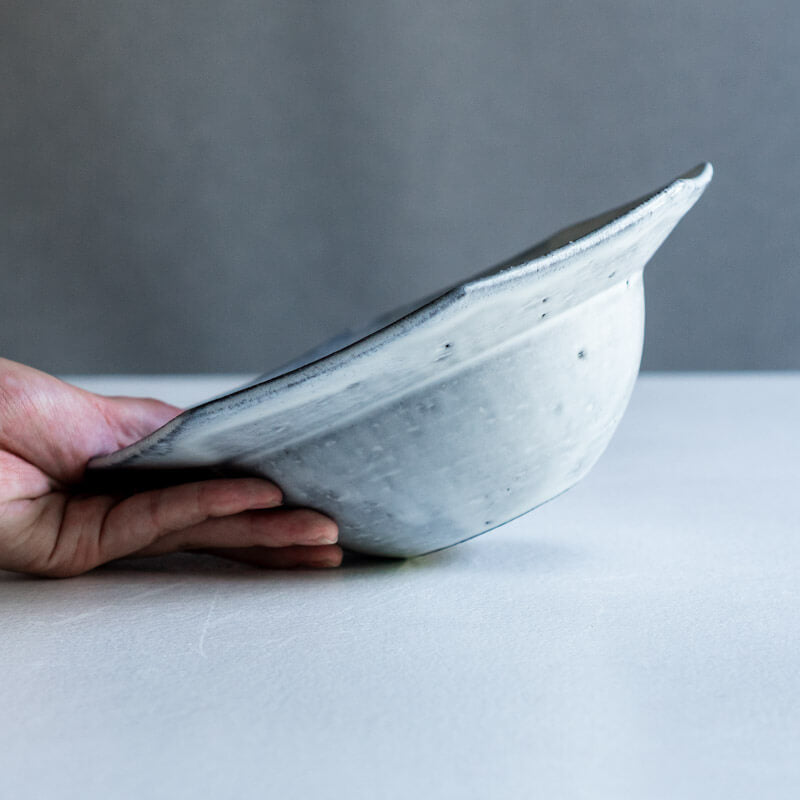 降幡未来 八角 bowl M 白 B