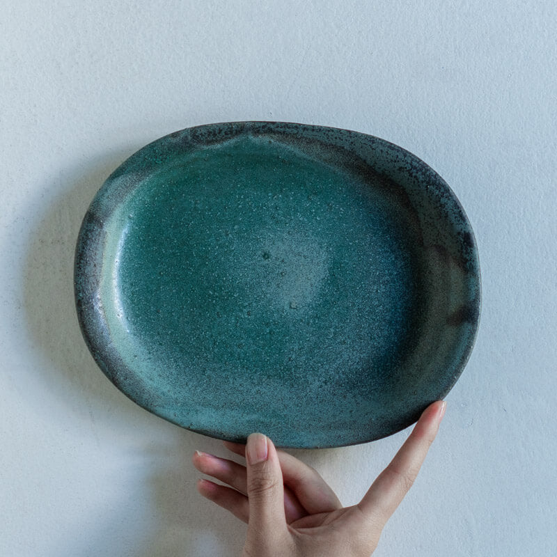 降幡未来 stone oval 緑