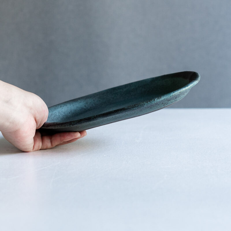 FURIHATA MIKU stone oval green