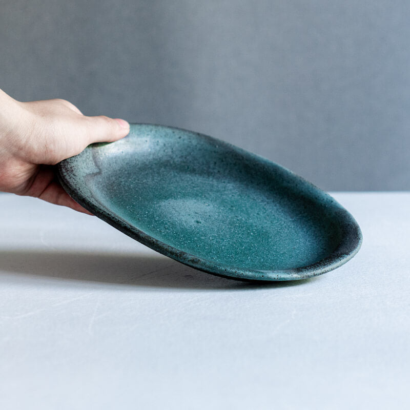 FURIHATA MIKU stone oval green