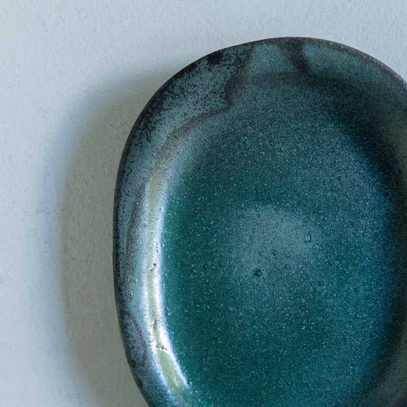 FURIHATA MIKU stone oval green