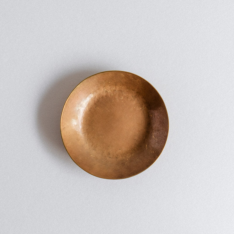 Eiko Fujita Brass Snack Plate
