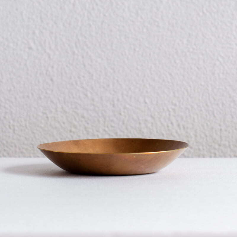 Eiko Fujita Brass Snack Plate