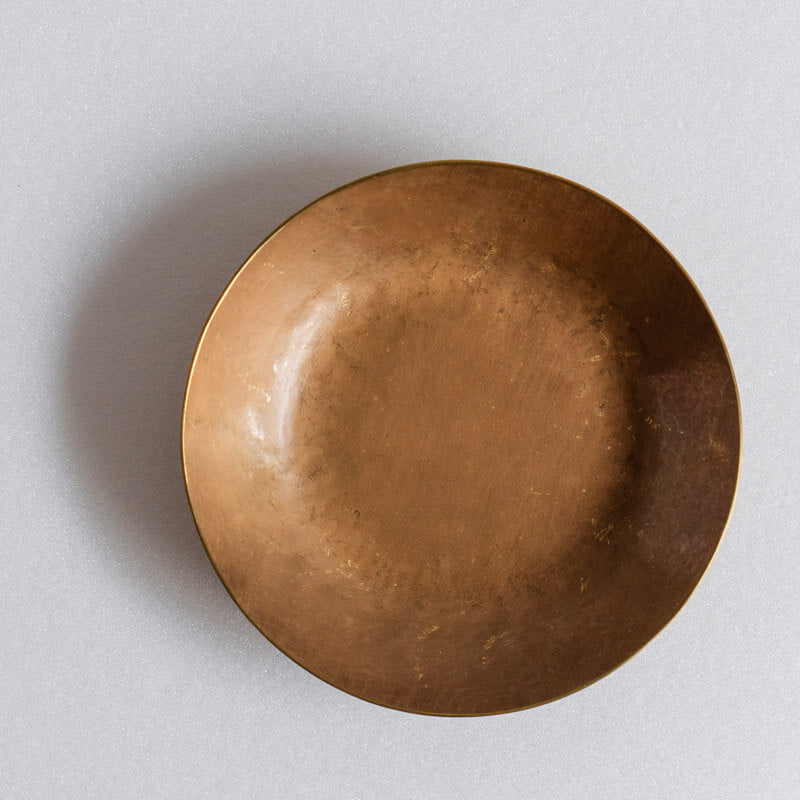 Eiko Fujita Brass Snack Plate