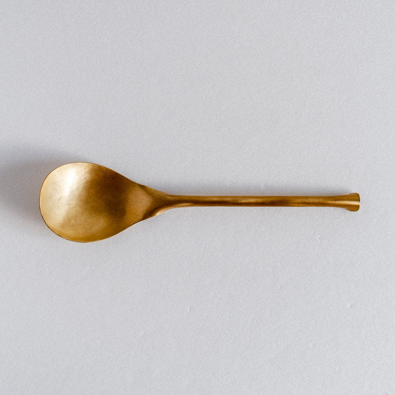 Eiko Fujita Brass Serving Spoon