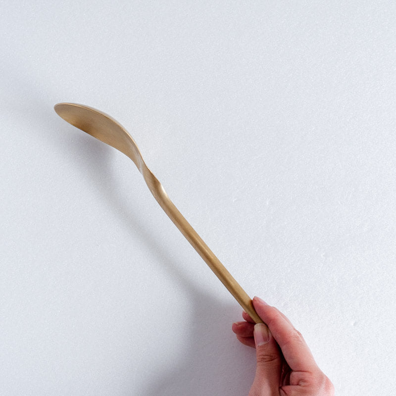 Eiko Fujita Brass Serving Spoon