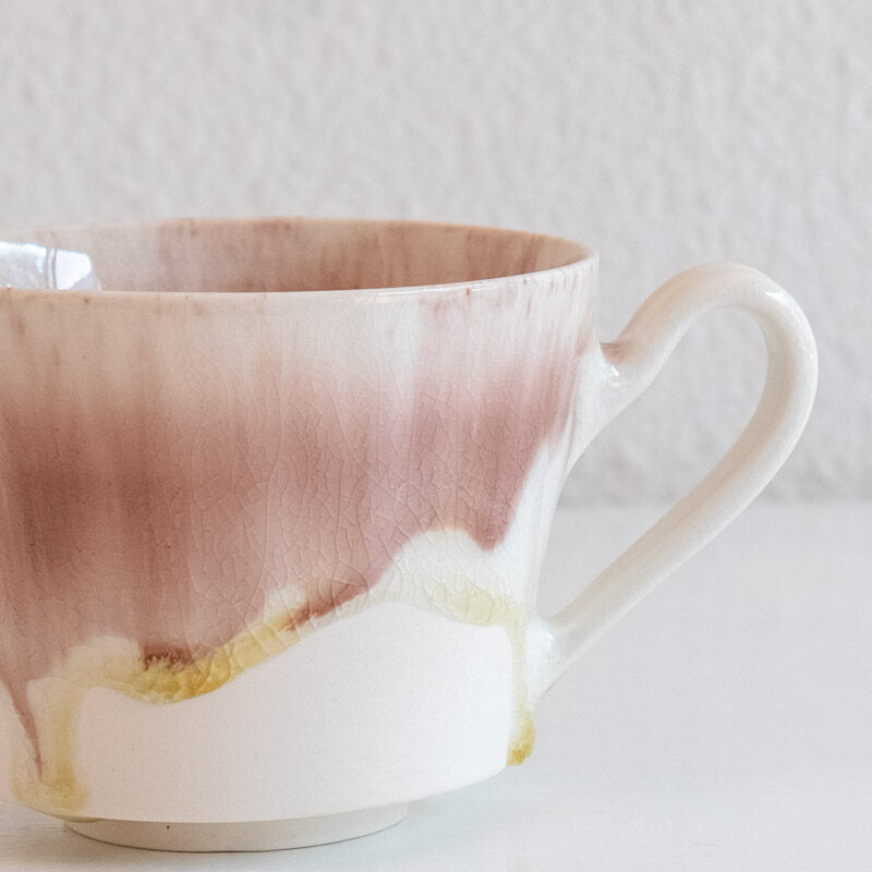 藤内紗恵子 マグカップ ピンク – うつわ屋まほろ