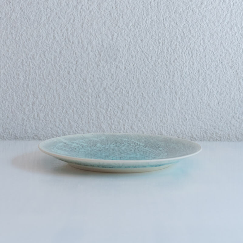 藤内紗恵子 貫入 中皿