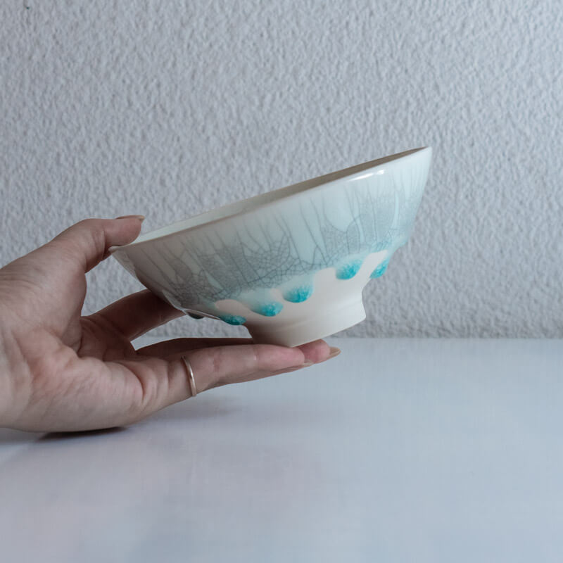 藤内紗恵子 貫入 浅鉢