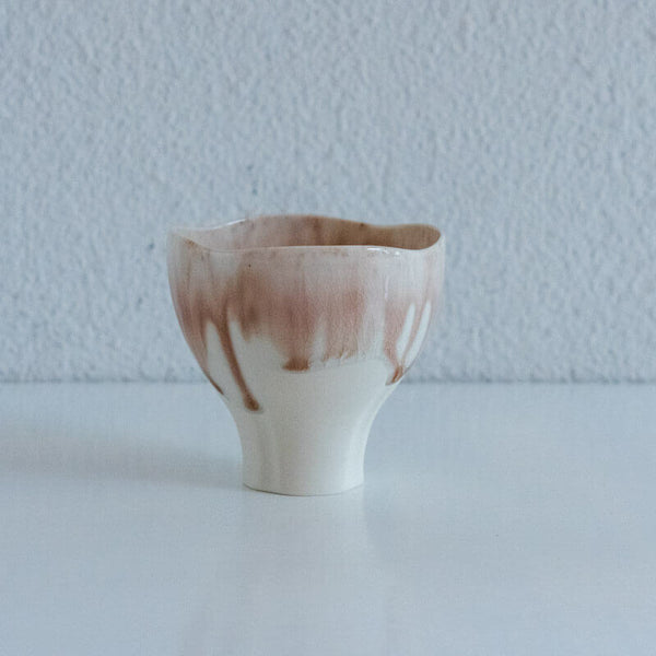 藤内紗恵子 酒杯 ピンク