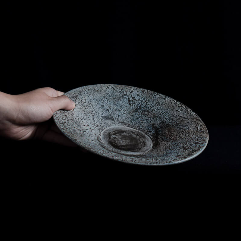 Tomohito Funaki Deep Bowl 20cm Rust Lacquer