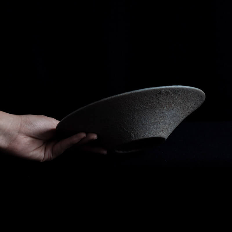 Tomohito Funaki Deep Bowl 20cm Rust Lacquer