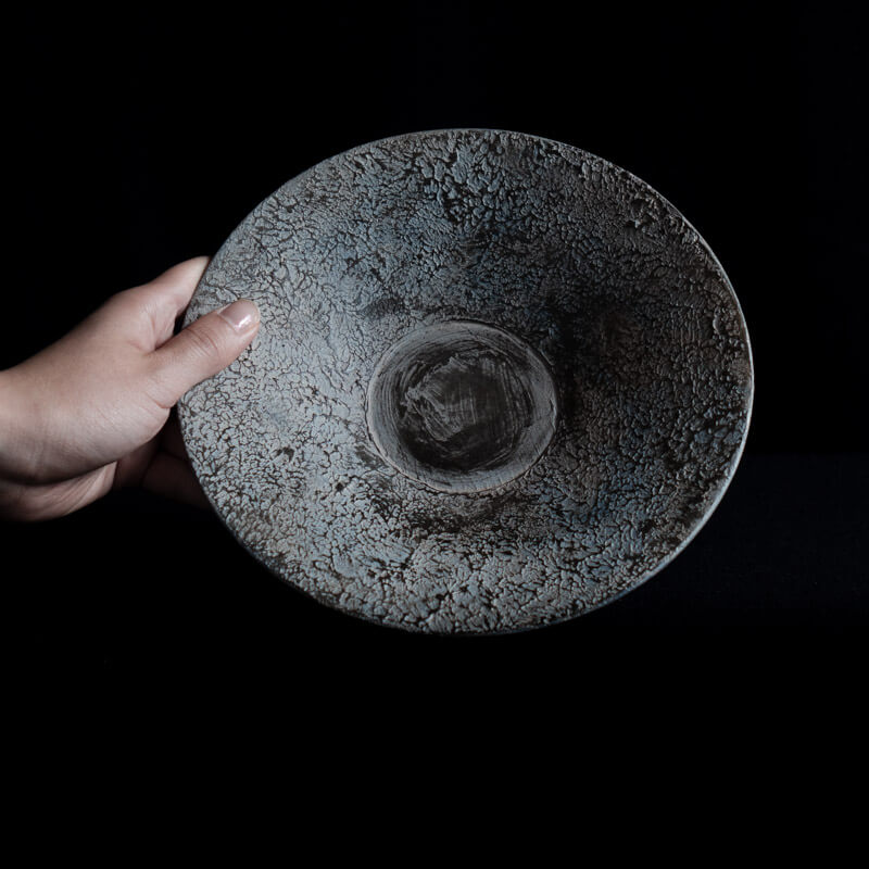Tomohito Funaki Deep Bowl 20cm Rust Lacquer